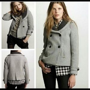 J. Crew Stadium Cloth Sasha Peacoat